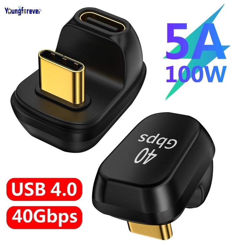 Đầu Chuyển Đổi USB 4.0/2.0/Type C 100W 8K@60Hz Đầu Đực Sang Cái