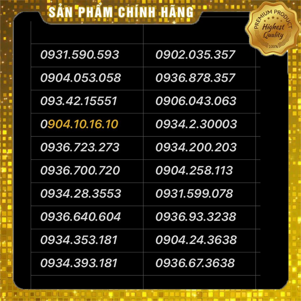 Sim mobifone số đẹp 09 đồng giá