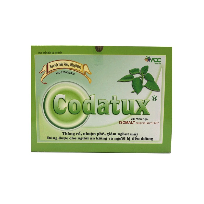 Kẹo ngậm thảo dược Codatux - Hộp 200 viên