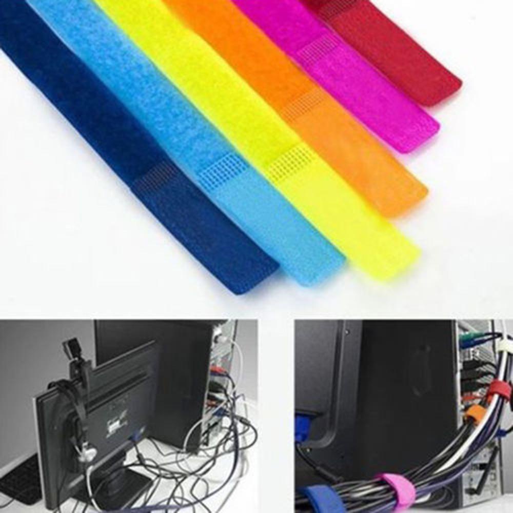 Dây Buộc Cáp Đánh Dấu Nhiều Màu Sắc 1cm * 5m Tiện Dụng