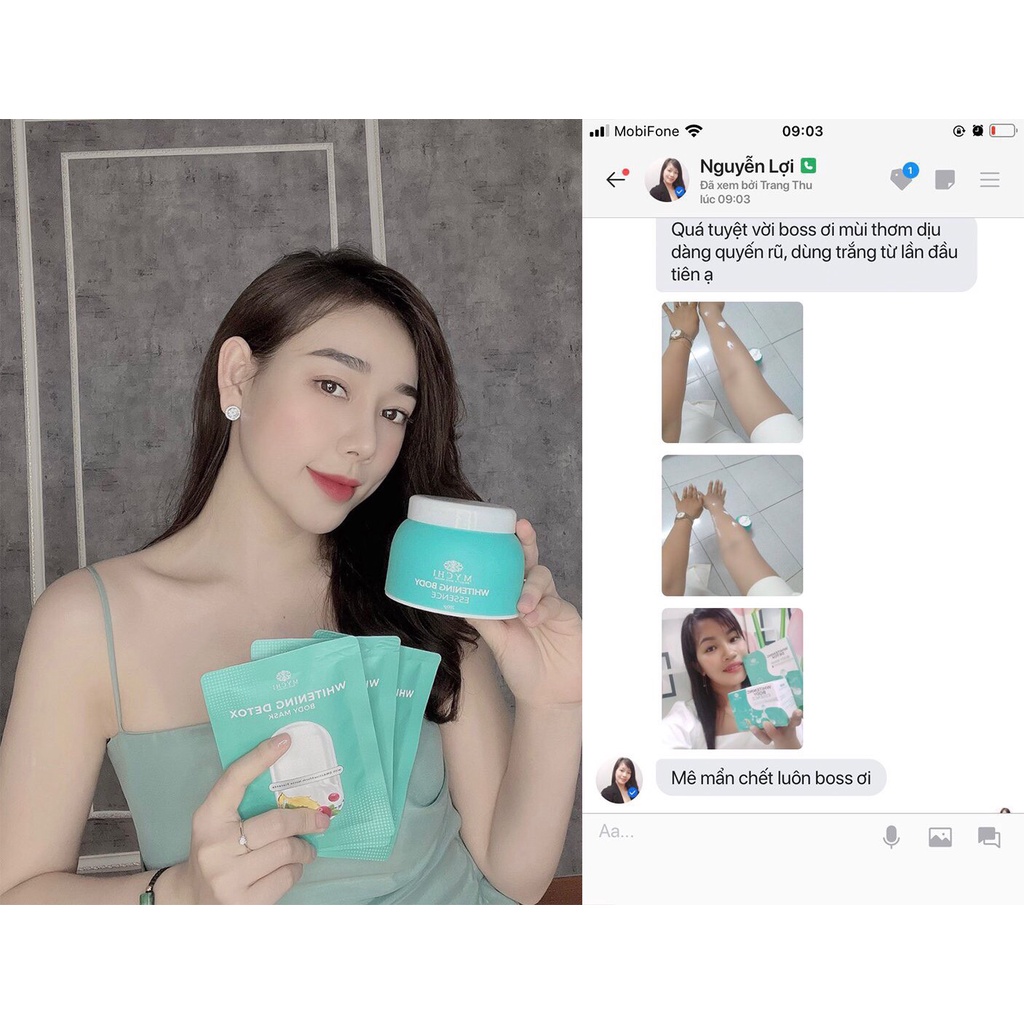 Combo Dưỡng Trắng Da Toàn Thân Mychi