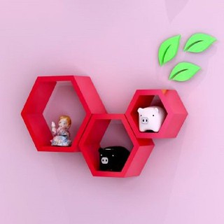 Kệ Trang Trí Treo Tường hình lục giác tuelam1103