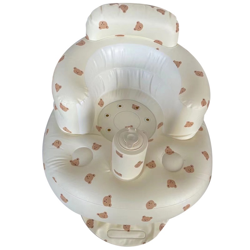 Ghế Sofa Tập Ngồi Bơm Hơi Phong Cách Hàn Quốc Cho Bé