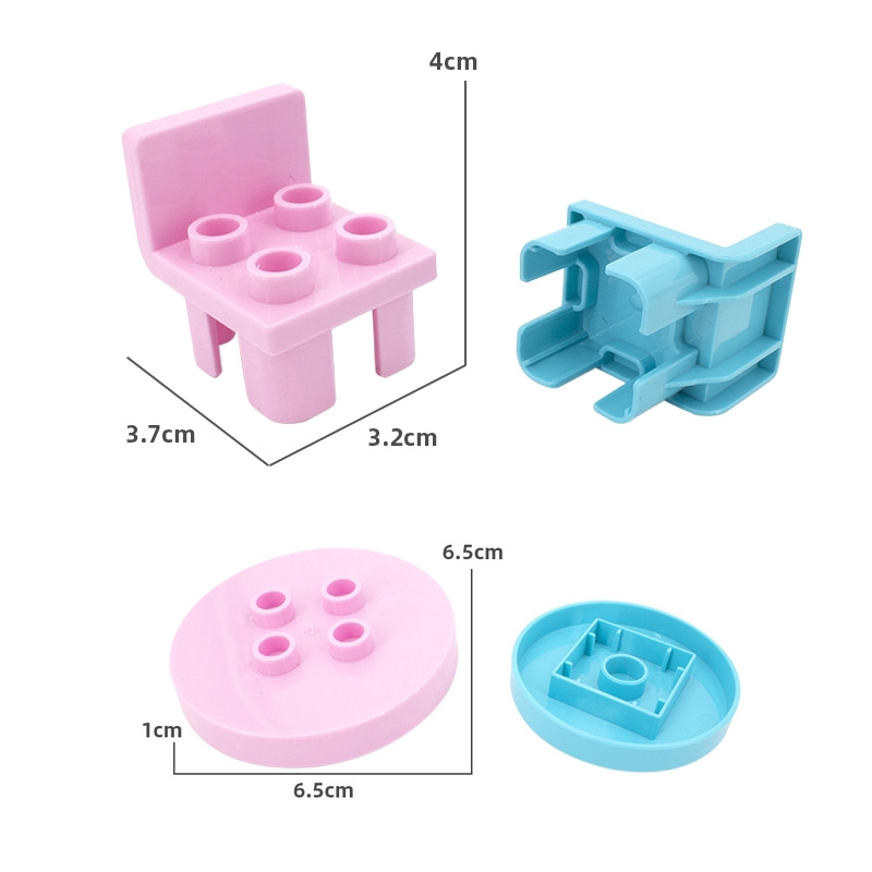 Bộ Đồ Chơi Lắp Ráp Mô Hình Ghế Ngồi Cho Bé