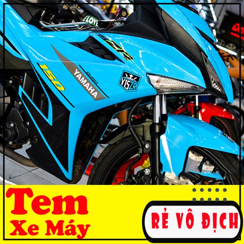 Tem Trùm  Exciter 150 Xanh Đen ⚜️ FEESHIP ⚜️ Siêu Chất
