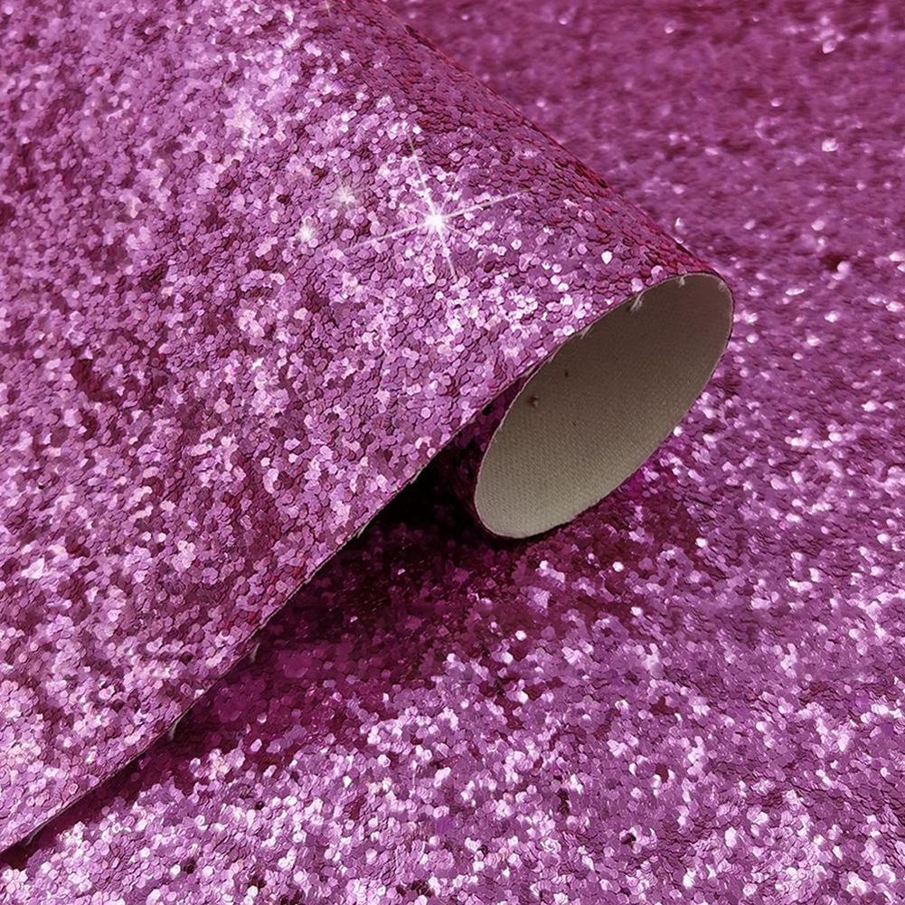 Tấm Vải Da PU Dày Dặn Lấp Lánh Dùng Làm Đồ Thủ Công DIY