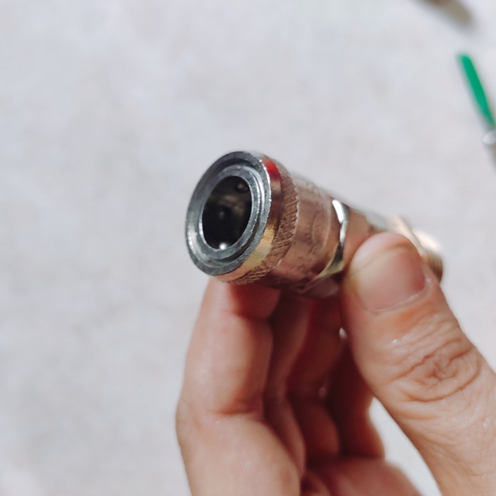 Đầu chia hơi khí nén, 1 đầu cắm, ren 21mm