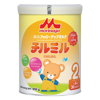 (Combo siêu rẻ) sữa morinaga nhập khẩu số 2 trọng lượng 850gram mẫu mới