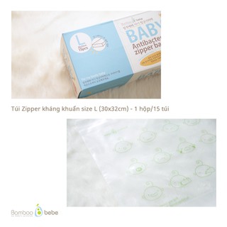 Túi Zipper kháng khuẩn Bamboo bebe