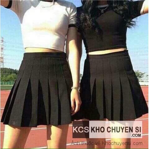 [ Sẵn video + Ảnh thật ] Chân váy tennis, chân váy xếp ly ngắn chữ A cạp cao | BigBuy360 - bigbuy360.vn