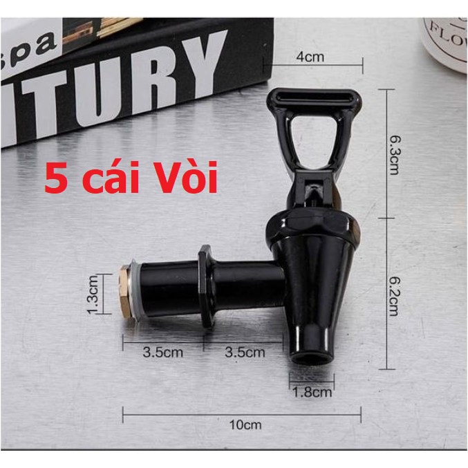 Combo 5 cái Vòi bình ủ trà - Vòi thay thế cho bình ủ trà 6L - 8L - 10L - 12L