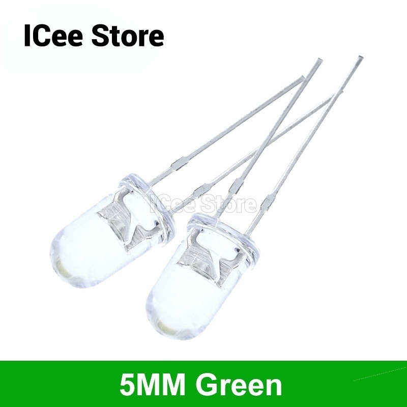 Set 100 Đèn LED Điốt Trong Suốt Siêu Sáng F3 F5 LED 3mm 5mm 5mm Chuyên Dụng