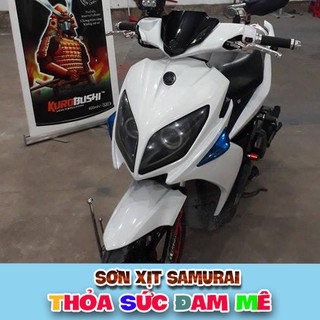 Chai sơn màu trắng 102 - Sơn xịt Samurai .