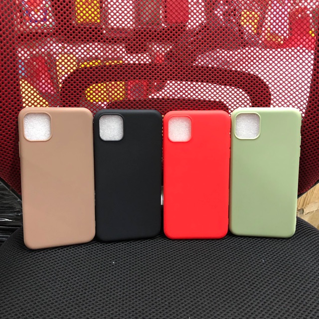 Ốp lưng iPhone 11 (6.1), iPhone 11 pro (5.8), iPhone 11 pro max (6.5) dẻo trơn màu