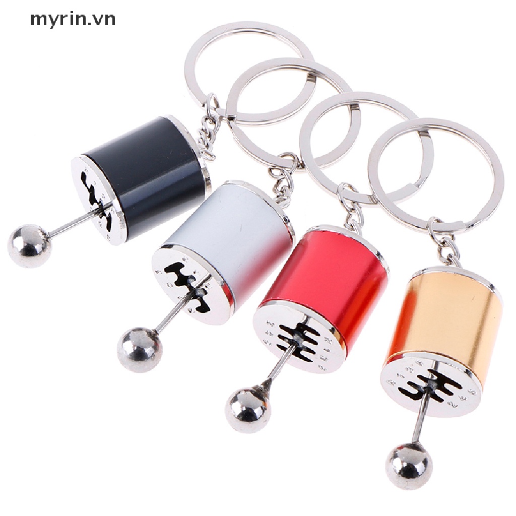 1 Móc Khóa Hình Cần Gạt Số Xe Hơi Bằng Kim Loại
