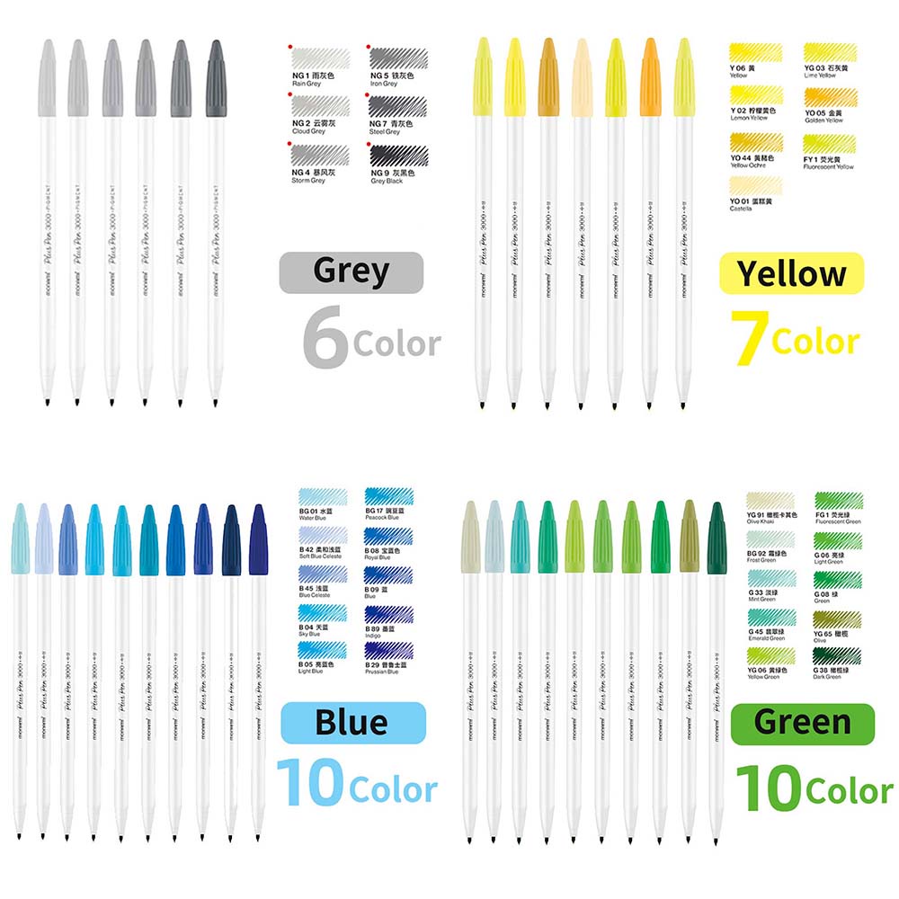 Bộ Bút Đánh Dấu 5/6/7/12 Màu Ngòi 0.4mm Dùng Vẽ Tranh Tiện Dụng