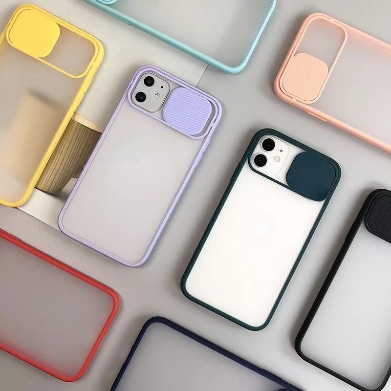 Ốp lưng iPhone 13 Pro Max , iPhone 12/12 Pro/12 Pro Max, 6s/7/8/SE2 có màn và nắp bảo vệ camera