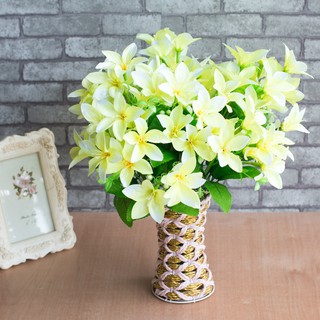 Hoa Cúc Nhật Hoa Lụa 1 Cành 30 Bông [B6-D4]