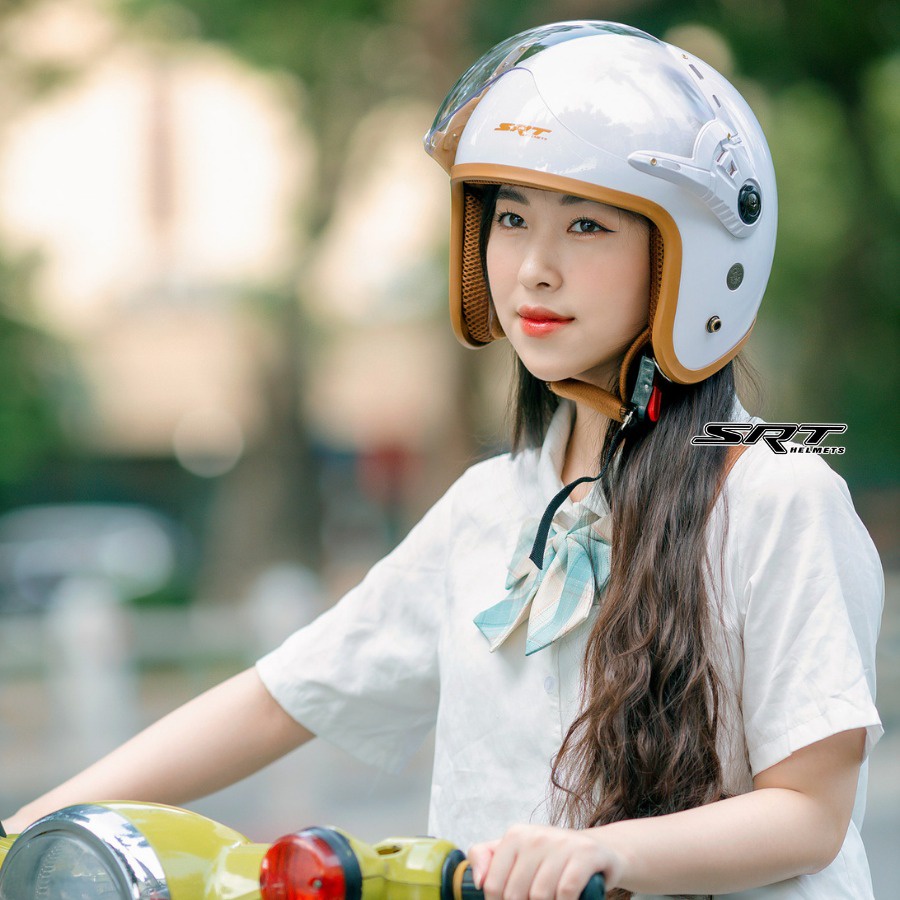 Mũ Bảo Hiểm 3 4 Đầu Có Kính Càng Bảo Vệ - Nón Bảo Hiểm Cao Cấp mẫu mới