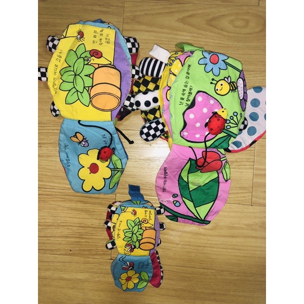 Combo 3 sách vải hình bọ cánh cam  hamshop2018