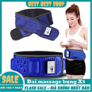 Đai Massage X5, 3 Chế Độ Giảm Cân , Đánh Tan Mỡ Toàn Thân