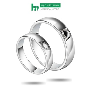 Nhẫn Đôi Bạc Nhẫn Cặp Bạc - Nguyễn Ước - BẠC HIỂU MINH NC352