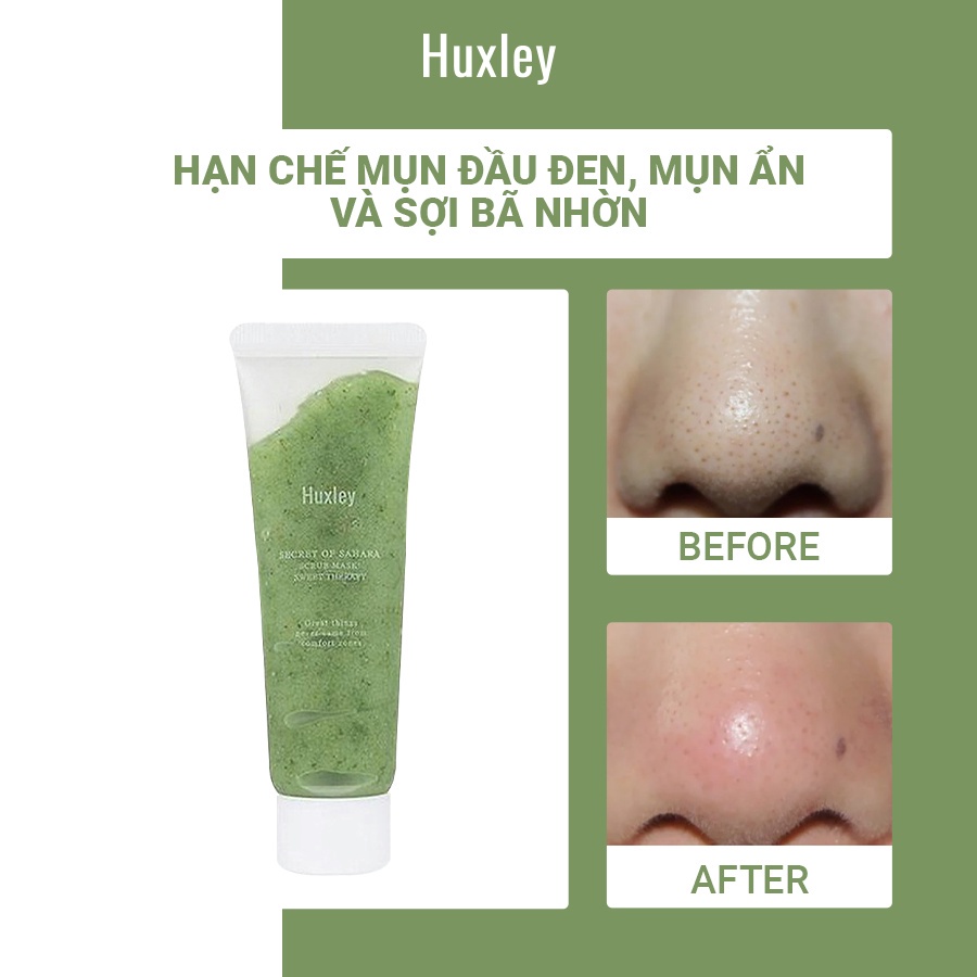 Tẩy Tế Bào Chết, Dưỡng Da Chiết Xuất Từ Xương Rồng Huxley Scrub Mask Sweet Therapy 30g