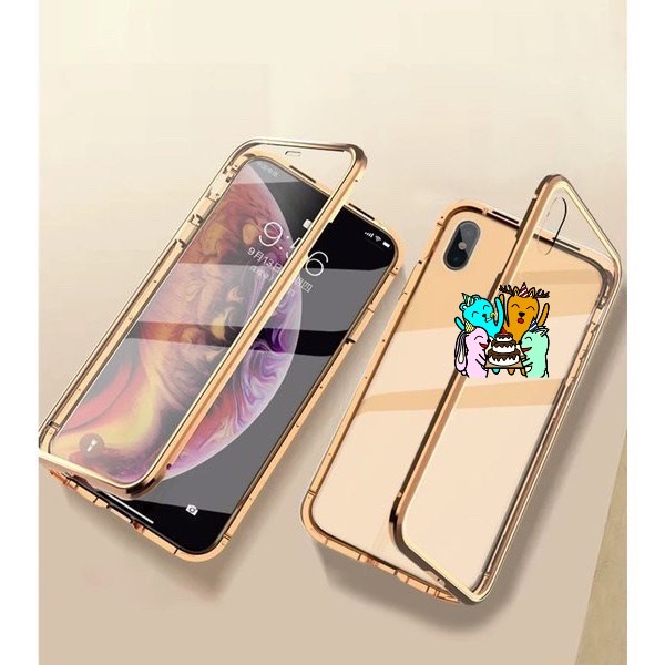 CHÍNH HÃNG  [HOT TREND] ỐP NAM CHÂM CƯỜNG LỰC 2 MẶT CHO IPHONE X / XS / MAX, 7+ / 8+, 11 / 11 Pro / Max