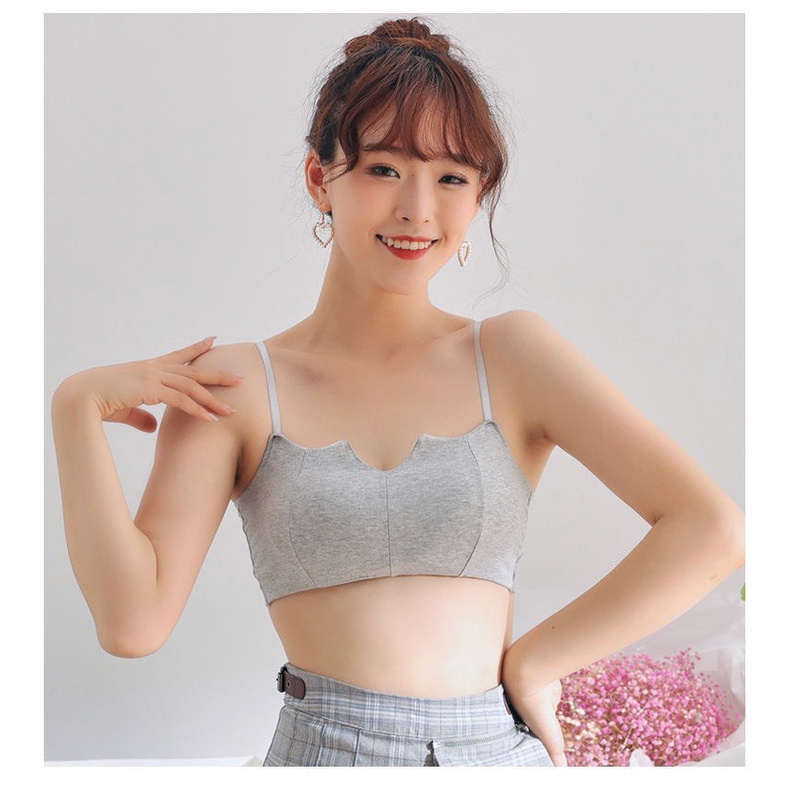 Áo Lót Nữ_ Áo Bra Nữ Cổ Khoét V Chun Lưng Siêu Xinh Mẫu 990