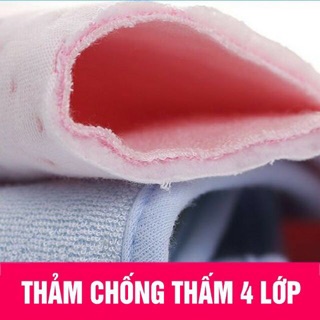 TẤM LÓT CHỐNG THẤM 4 LỚP CHO BÉ SƠ SINH