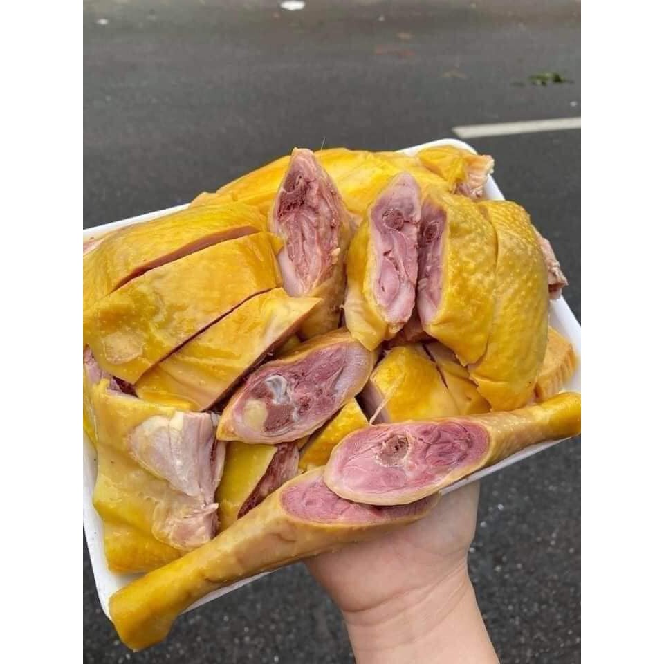 Gà ủ muối hoa tiêu, gà hun khói 0.5 con