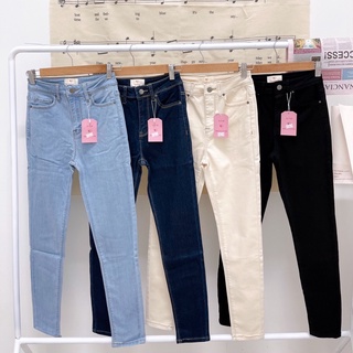 QUẦN SKINNY JEANS AILIE BASIC LƯNG CAO