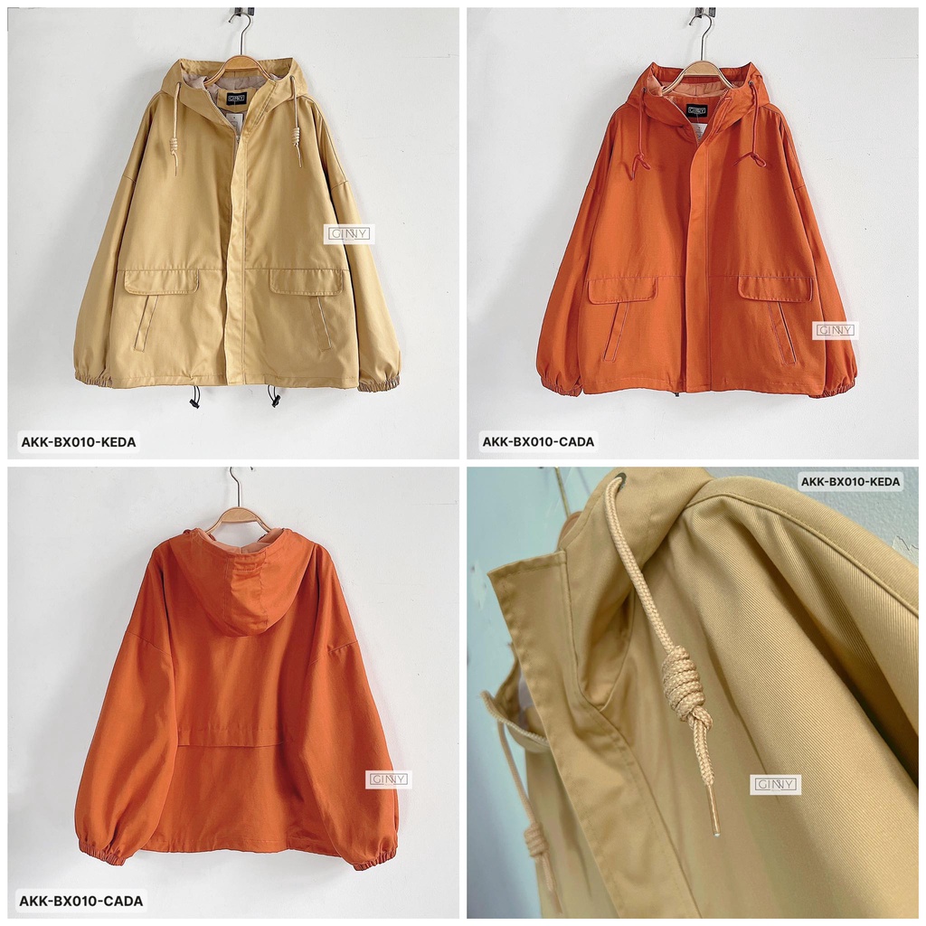 Áo khoác kaki 2 lớp túi nắp Gemma BX-010 | Phiên bản Chống Nắng