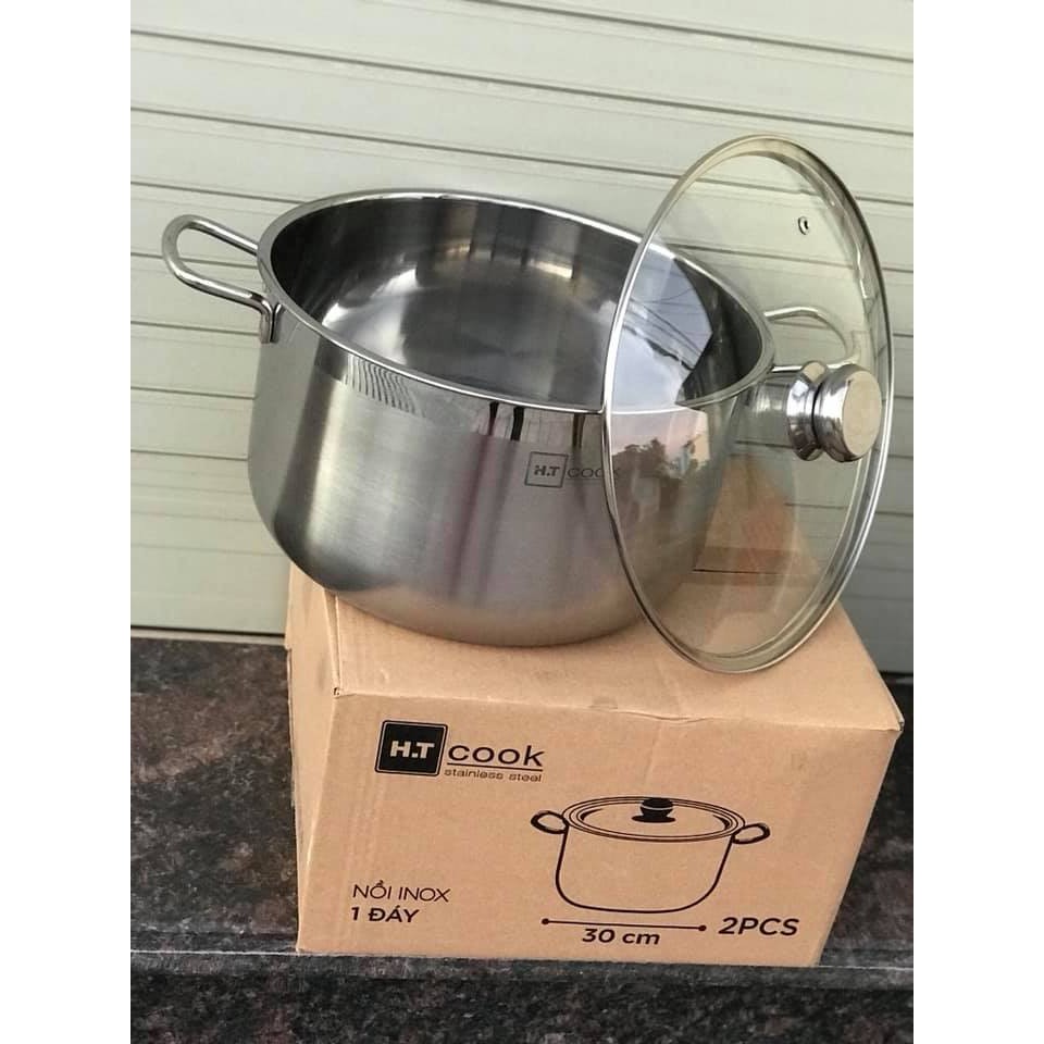 Nòi luộc gà HT COOK 1 ĐÁY SIZE 30 CM  hãng FIVESTAR