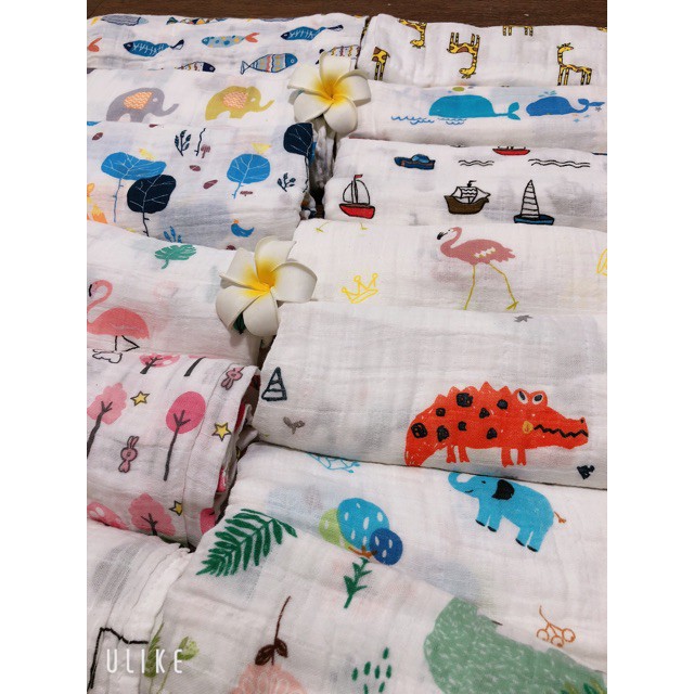 [Sale] Khăn xô Aden and Anais 1m20 x1m20- Hàng phân phối độc quyền