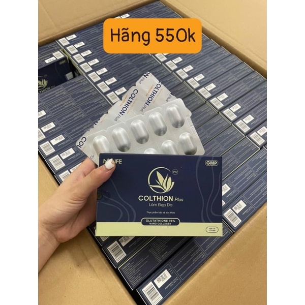 (CHÍNH HÃNG)Viên Uống Trắng Da Glutathione 1200mg kết hợp Collagen Cao Cấp