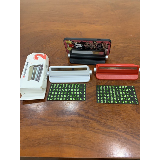 [Hàng loại 1] Bảng ghi số điện thoại kèm giá đỡ điện thoại đặt taplo khi đỗ xe ô tô - Loại bảng cam 6 dãy số | BigBuy360 - bigbuy360.vn