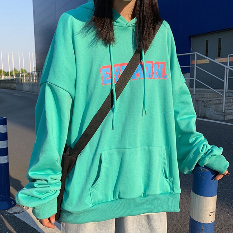 NRVP Áo Hoodie Dáng Rộng Thời Trang Hàn Quốc 2022 Dành Cho Nữ