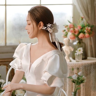 cài tóc cô dâu dải dây