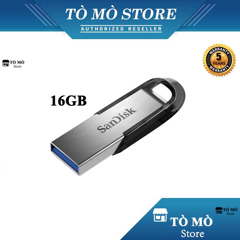 [Mã ELFLASH5 giảm 20K đơn 50K] USB 3.0 SanDisk CZ73 Ultra Flair 16GB 130MB/s - Bảo hành 2 năm