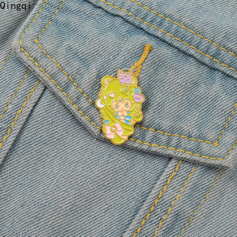 Ghim cài áo Miss Zoe tráng men hình động vật dễ thương