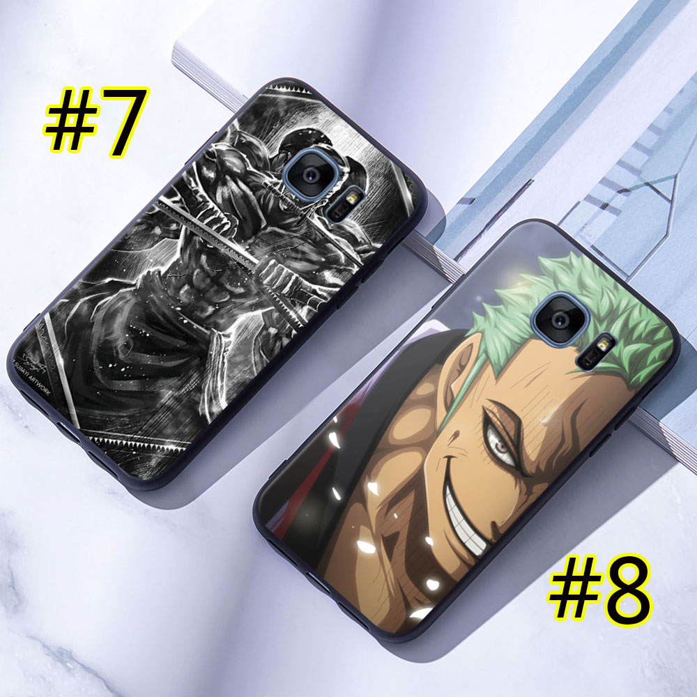 Ốp Điện Thoại Mềm Samsung Galaxy S7 Edge S8 S9 Plus Roronoa Zoro One Piece