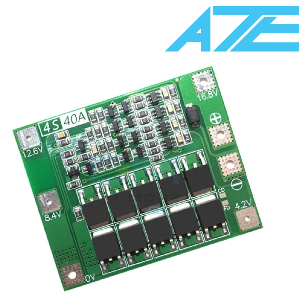 Mạch bảo vệ pin 4S 40A - 16.8V - 1A16