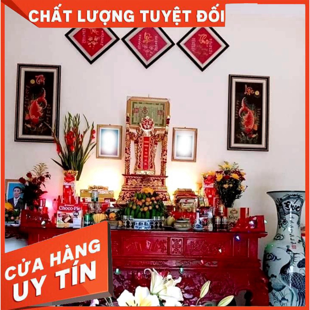 [Giảm Kịch Sàn] Combo Tranh Phòng Thờ thêu Tay 5 bức giá siêu rẻ