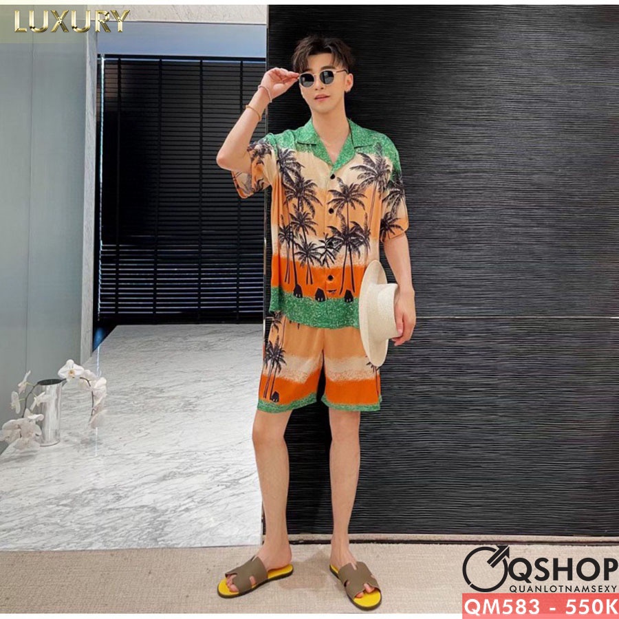 Bộ đồ pijama luxury quần dài, tay dài lụa satin  mềm min QSHOP QM583
