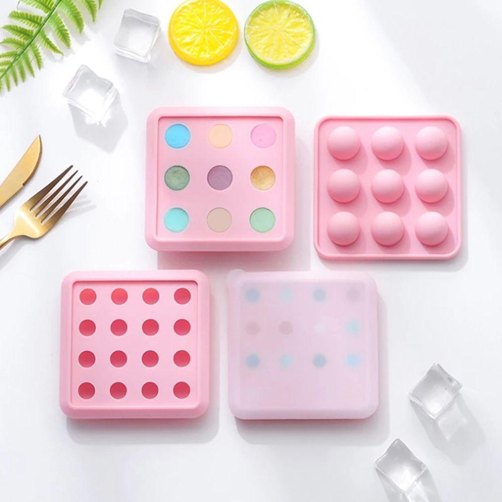 Khuôn Làm Đá Mini Hình Cầu Có Nắp DIY