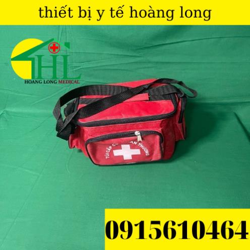 Túi Cứu Thương Màu Đỏ Cỡ Nhỏ 23x15x15cm - Túi Y Tế