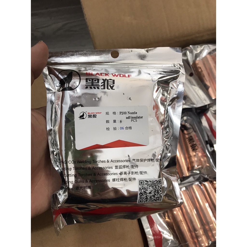 Chụp Khí P200 Hàn Mig Black Wolf