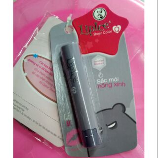 Son dưỡng LIPICE SHEER COLOR Q Phiên bản gấu AK tặng túi nhỏ lipce cực xinh