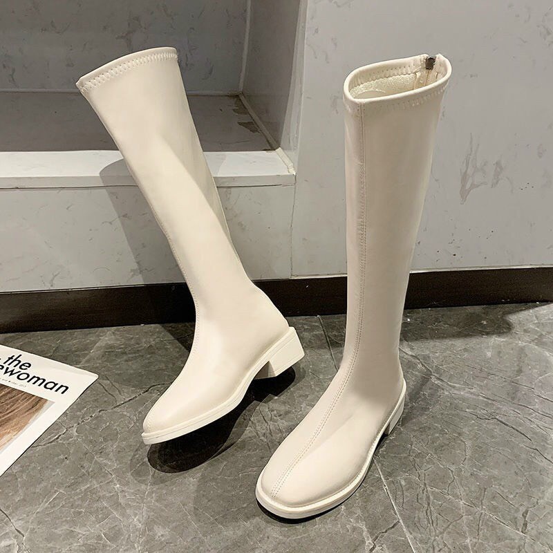 [GIÁ SỐC] Boots đùi đế bệt 3cm Hàn Quốc săn sale B001 | WebRaoVat - webraovat.net.vn